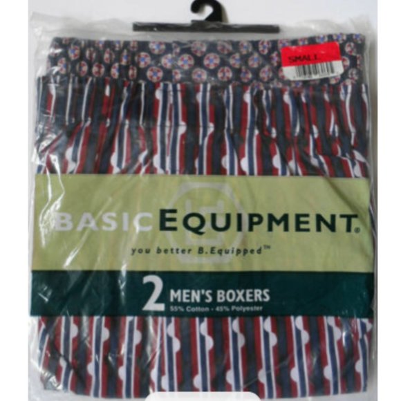 New Basic Equipment Men's Boxers Pack of 2 - Picture 1 of 2